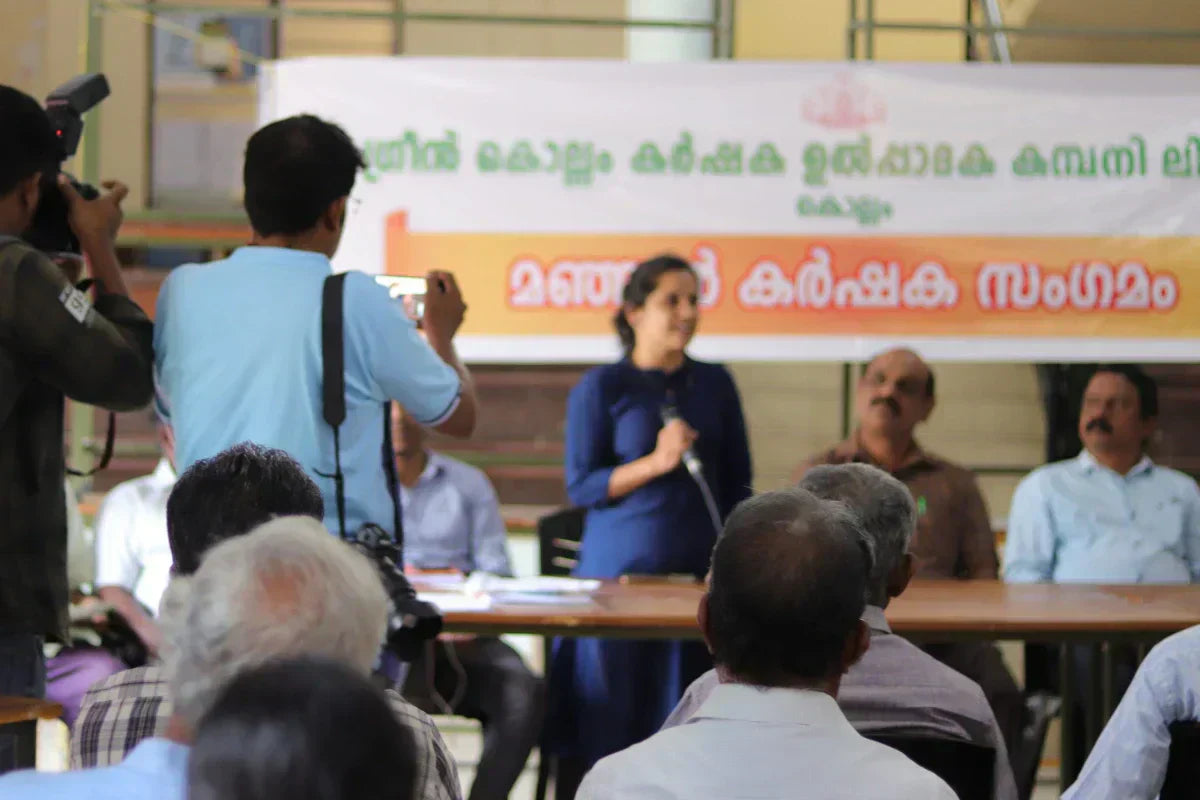MEET WITH FARMERS .. AT KOLLAM
