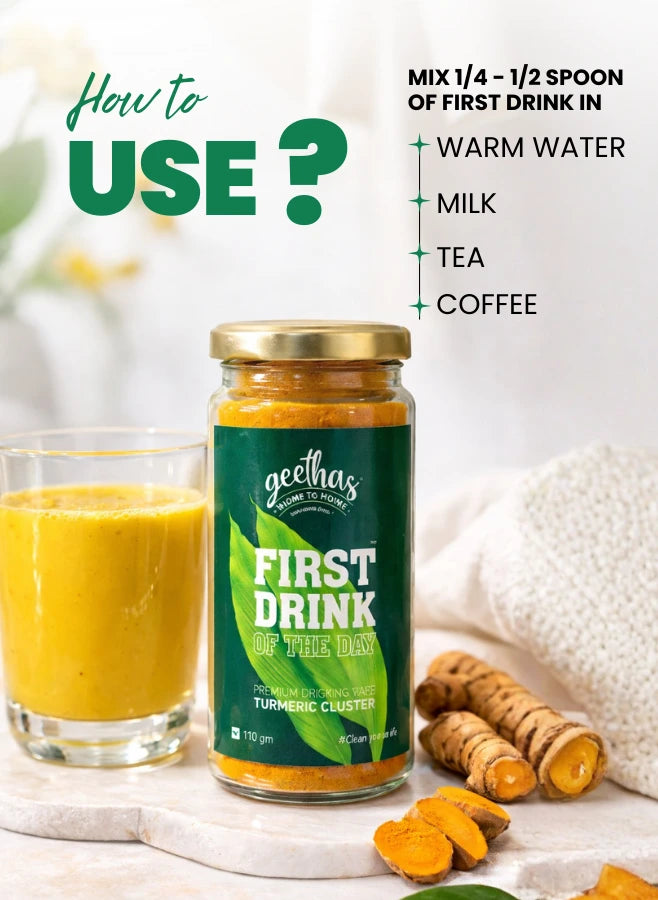 How to use Geethas First Drink
