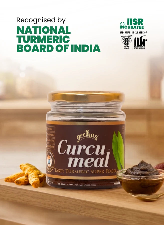 Geethas Curcumeal - Recognised by National Turmeric Board of India