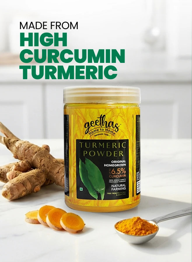 Geethas High Curcumin Turmeric