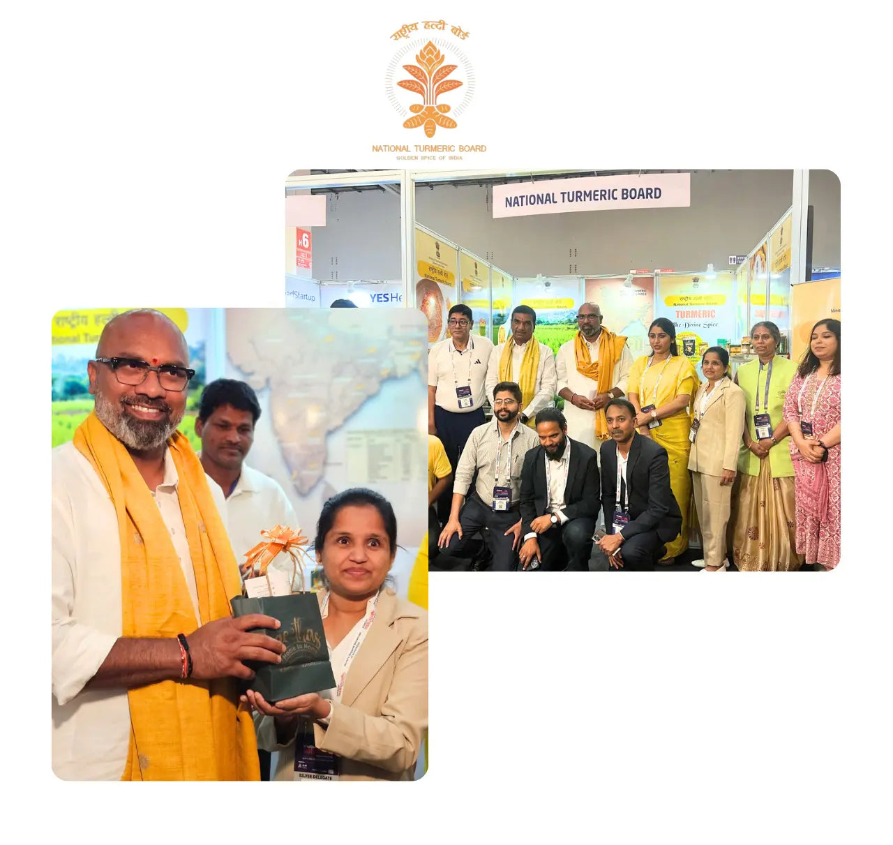 Geetha Salish participating in a National Turmeric Board event in India.