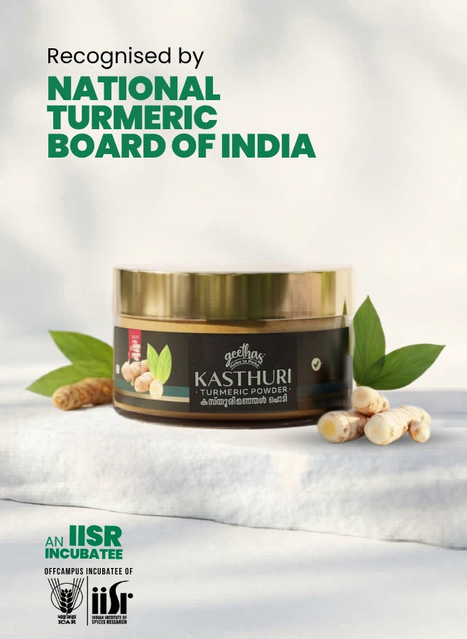 Geethas Kasthuri Turmeric recognised by National Turmeric Board of India