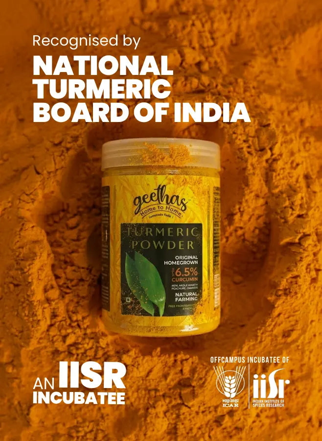 Geehas Turmeric Recognised by National Turmeric Board of India