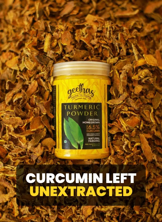 Geethas Turmeric - Unextracted curcumin